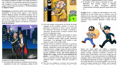 “Difenditi da truffe e dai Furti”, la campagna informativa organizzata dal Comando Provinciale Carabinieri di Rieti